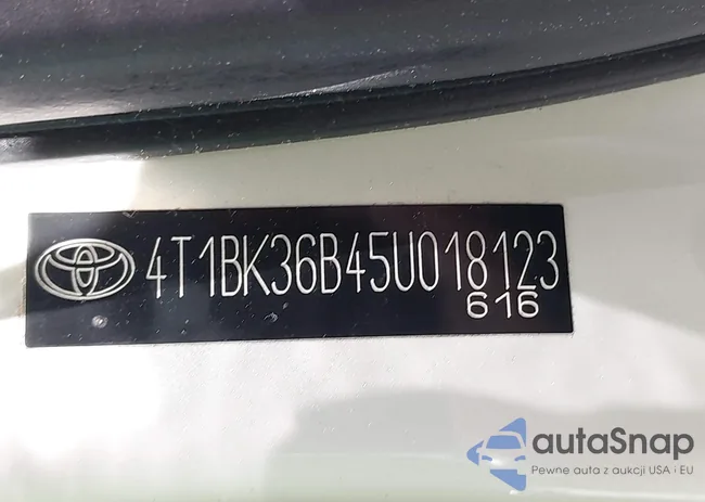 4T1BK36B45U018123: 42561527