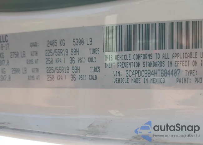 3C4PDCBB4HT684407: 42561725