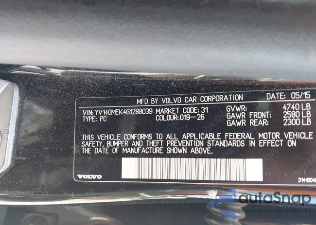 YV140MEK4G1288039: 42561747