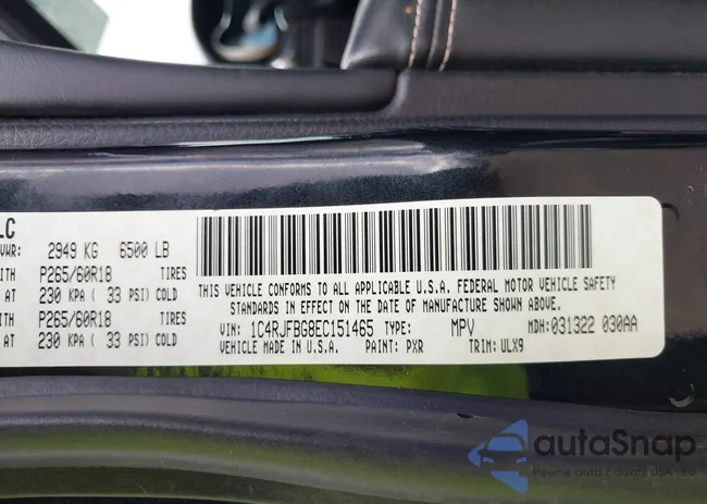 1C4RJFBG8EC151465: 42561814