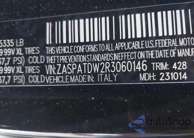 ZASPATDW2R3060146: 42561372