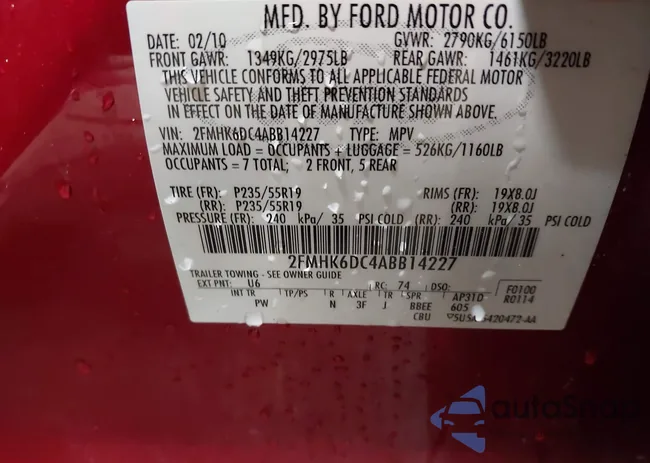 2FMHK6DC4ABB14227: 42561453