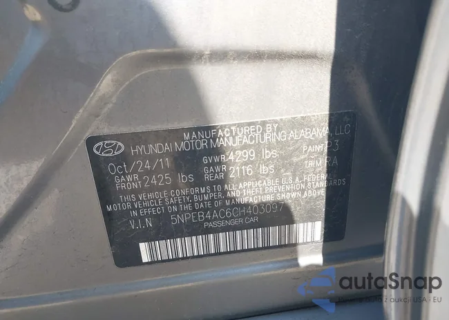 5NPEB4AC6CH403097: 42561502