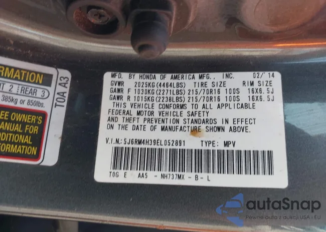 5J6RM4H39EL052891: 42562606