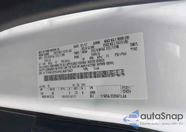 1FTYR1ZM2HKA57367: 42562711