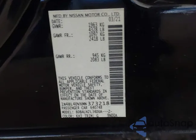 1N4BL4DVXMN373218: 42562730