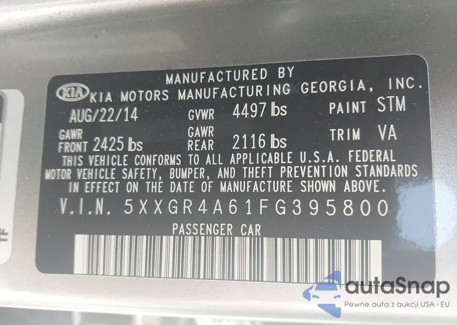 5XXGR4A61FG395800: 42562753