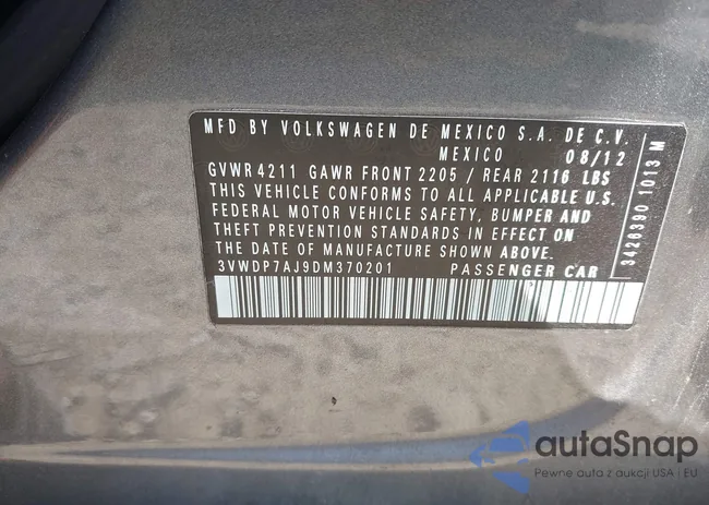 3VWDP7AJ9DM370201: 42562810