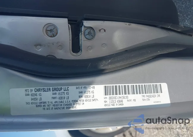 2B3CA3CV1AH156193: 42562923