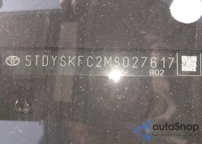 5TDYSKFC2MS027617: 42562960