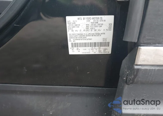 1FM5K8F87DGC27691: 42562964