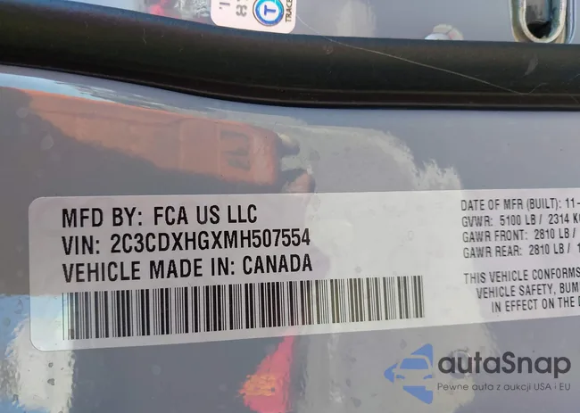 2C3CDXHGXMH507554: 42563031