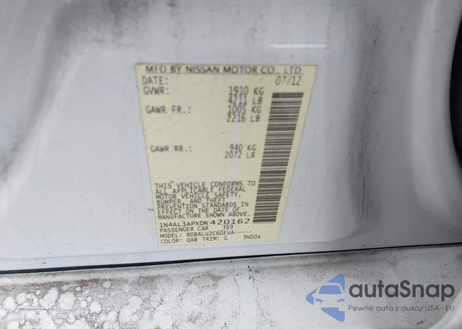 1N4AL3APXDN420162: 42563045