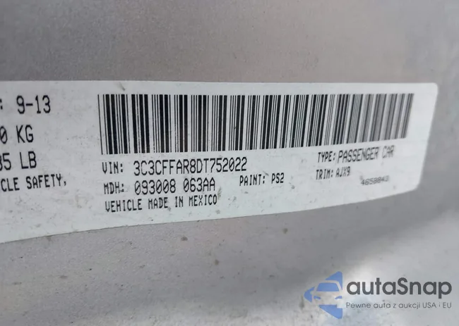 3C3CFFAR8DT752022: 42563111