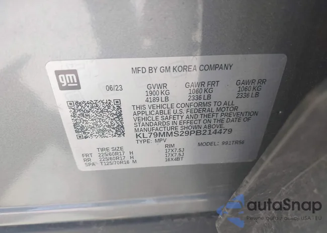 KL79MMS29PB214479: 42562414