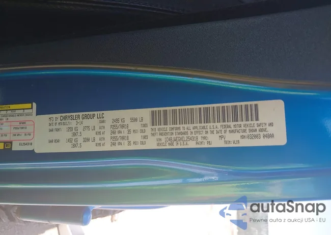 1C4BJWEGXEL254318: 42562435