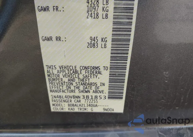 1N4BL4DV8NN381853: 42562452