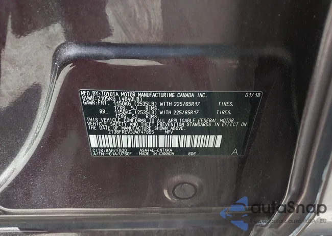 2T3BFREV3JW747895: 42562491