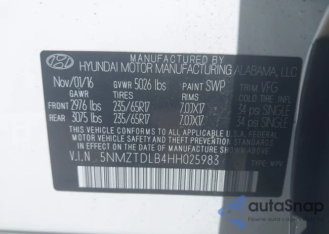 5NMZTDLB4HH025983: 42563816