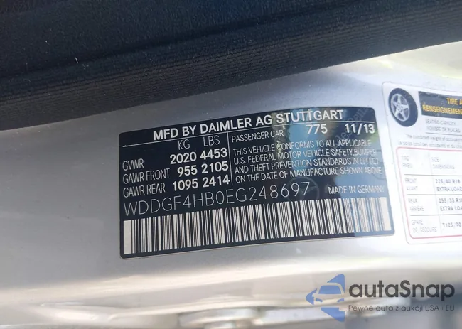 WDDGF4HB0EG248697: 42563963