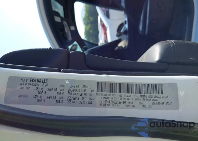 1C4RJFBG8LC304925: 42564072