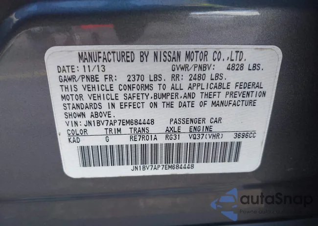 JN1BV7AP7EM684448: 42564087