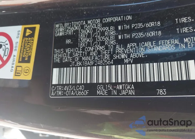 JTJBK1BA8F2482564: 42564691