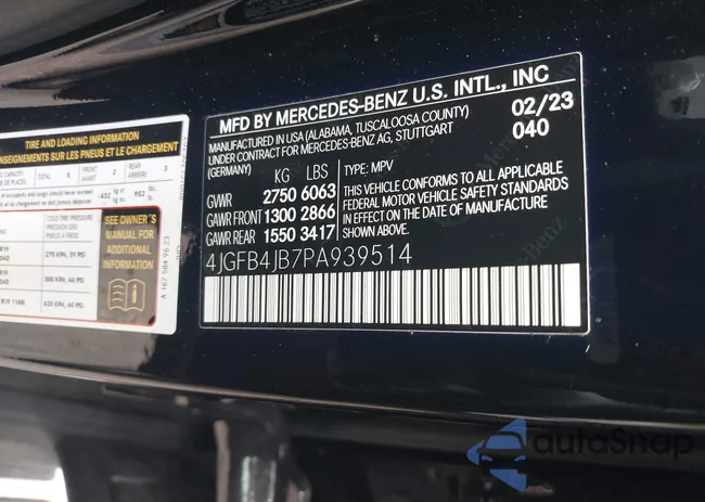 4JGFB4JB7PA939514: 42564828