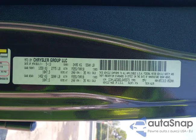 1C4HJWEG8DL645573: 42564919