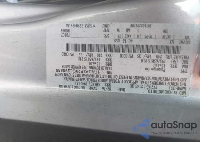 1FADP3E29GL298555: 42564936