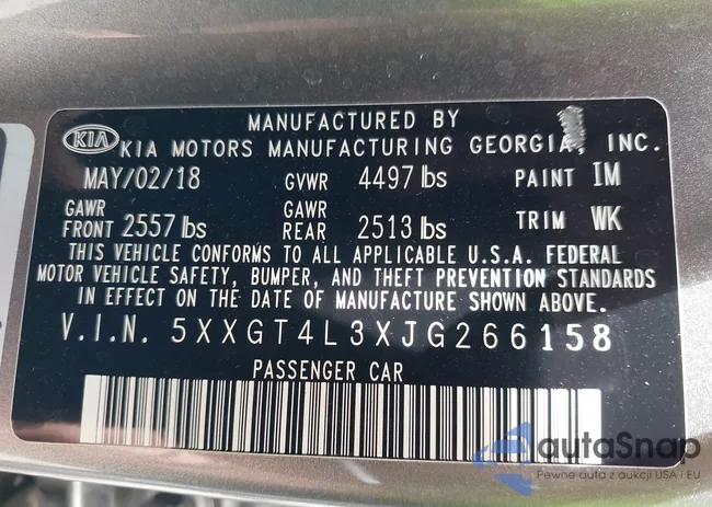 5XXGT4L3XJG266158: 42565014