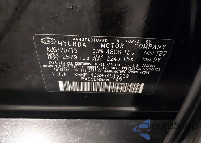 KMHFH4JG9GA515939: 42565103