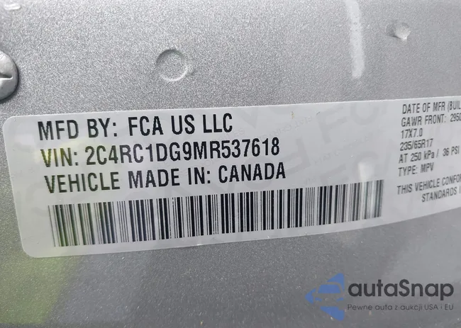 2C4RC1DG9MR537618: 42565582