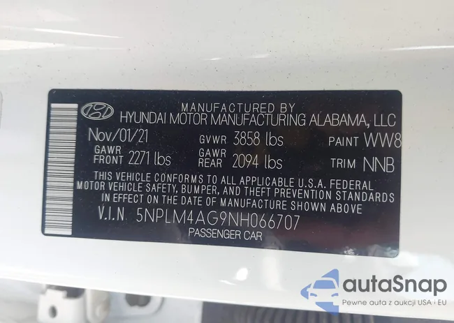 5NPLM4AG9NH066707: 42565629