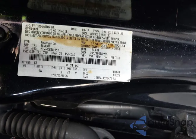 1FADP3L9XHL252184: 42565289