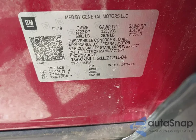 1GKKNLLS1LZ121584: 42566521