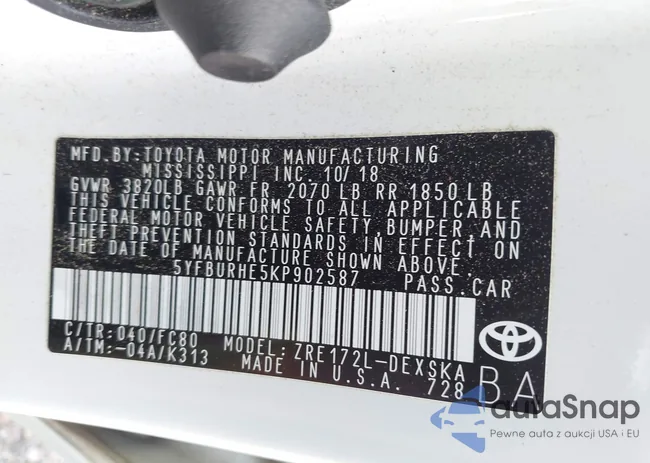 5YFBURHE5KP902587: 42566893