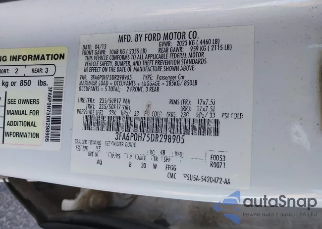 3FA6P0H75DR298905: 42566328