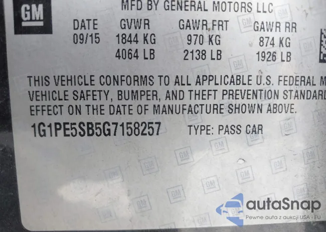 1G1PE5SB5G7158257: 42566338