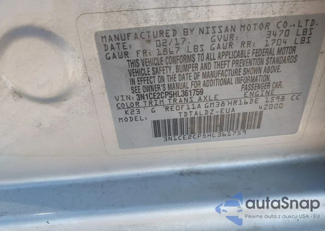 3N1CE2CP5HL361759: 42566344