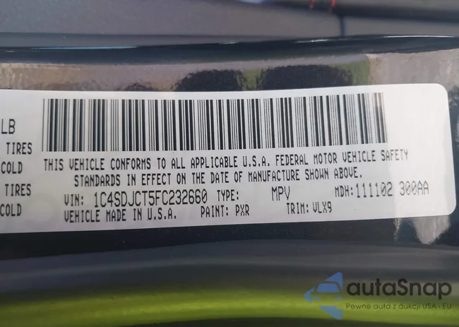 1C4SDJCT5FC232660: 42567636