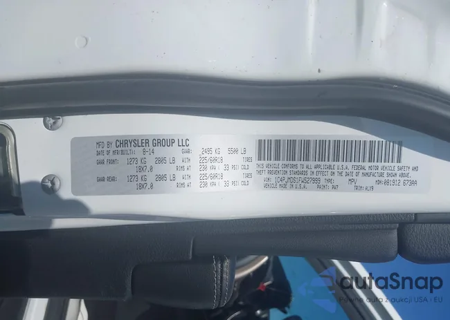 1C4PJMDS1FW527999: 42567653