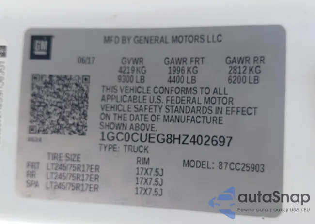 1GC0CUEG8HZ402697: 42567717