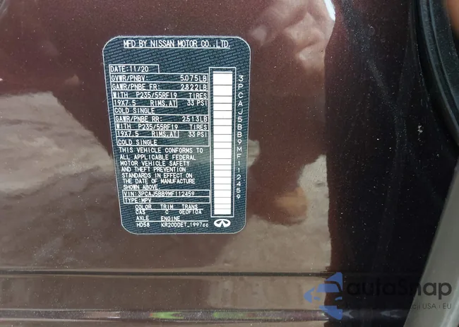 3PCAJ5BB9MF112459: 42567807