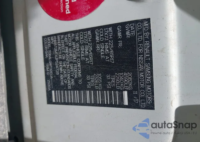 KNMAT2MTXJP524728: 42567937