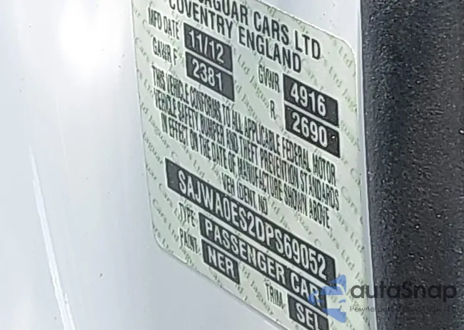 SAJWA0ES2DPS69052: 42567961