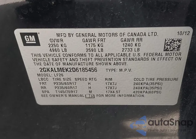 2GKALMEK2D6185456: 42567986