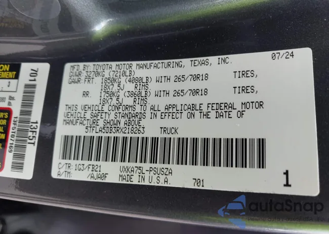 5TFLA5DB3RX218263: 42568080