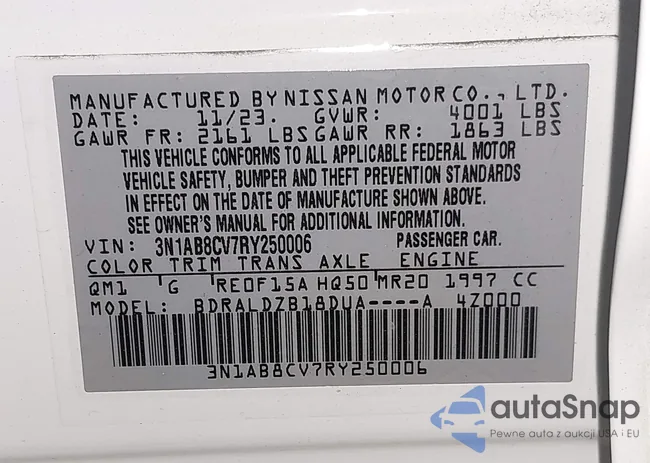 3N1AB8CV7RY250006: 42567094