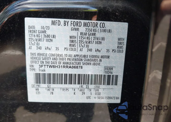 3FTTW8H31RRA06878: 42567164